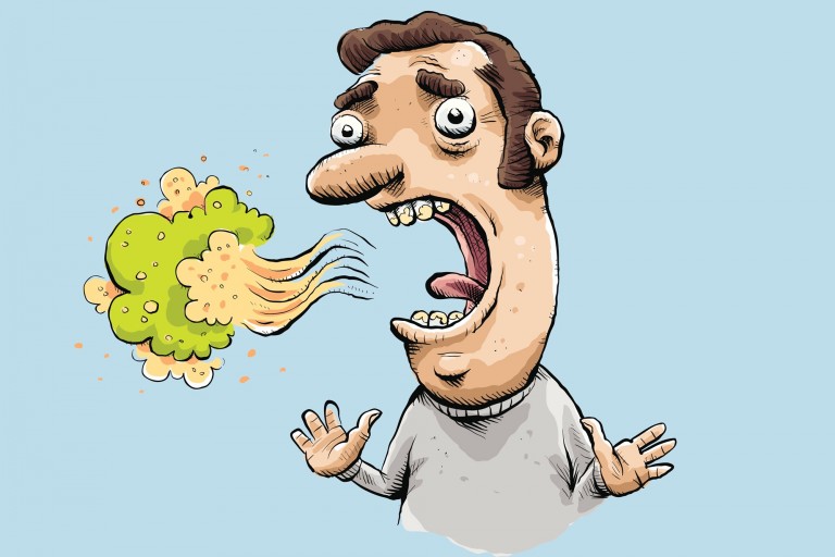 This image has an empty alt attribute; its file name is bad-breath-illo-768x512.jpg